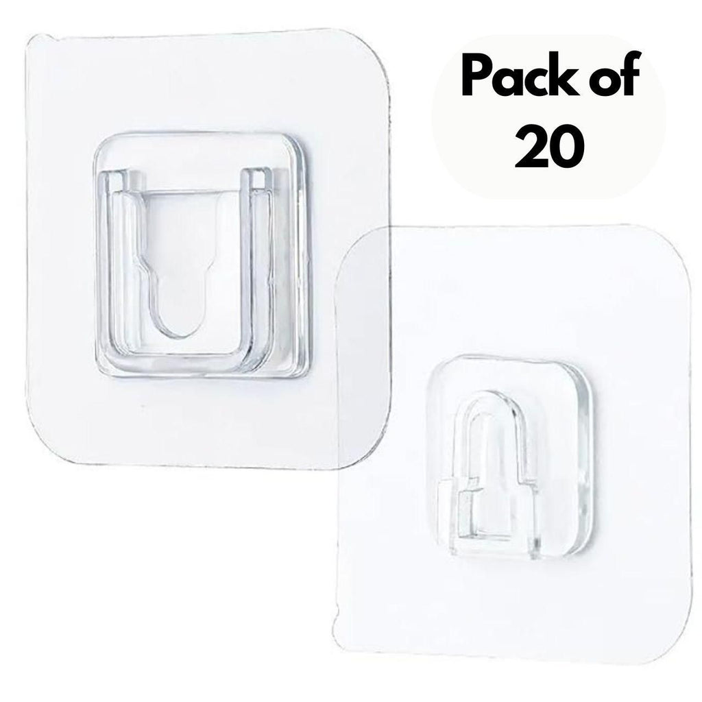 Waterproof Stick Hooks Pack of 20
